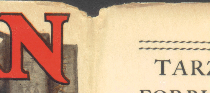 Tarzan and the Forbidden City - Type 1 dust jacket