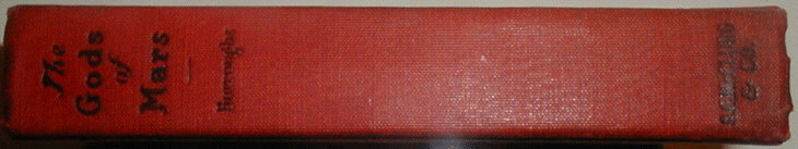 The Gods of Mars spine