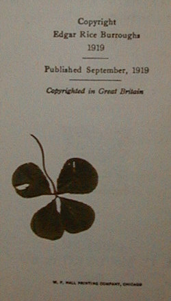 The Warlord of Mars detail