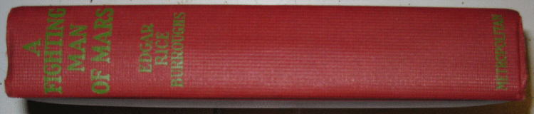 A Fighting Man of Mars spine