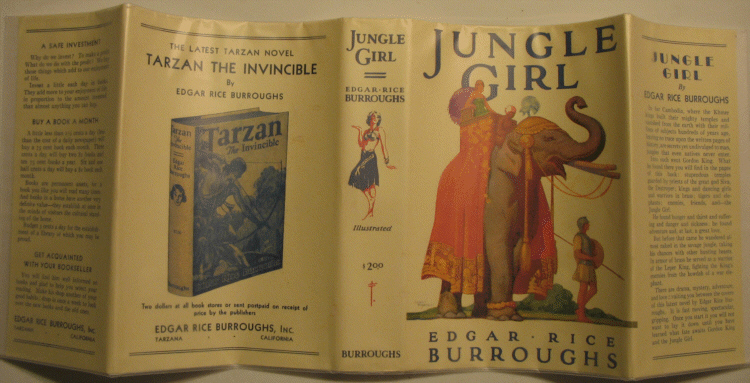 Jungle Girl dust jacket
