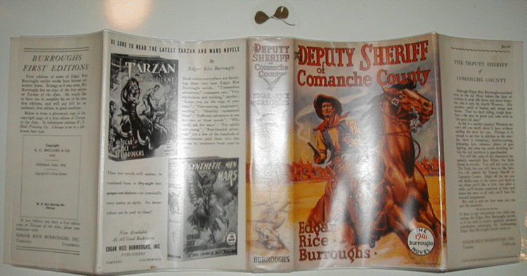 The Deputy Sheriff of Commanche County dust jacket