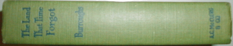 The Land that Time Forgot spine