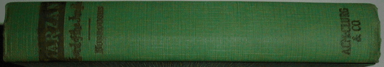 Tarzan, Lord of the Jungle spine