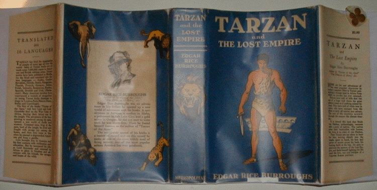 Tarzan and the Lost Empire dust jacket