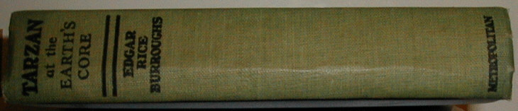 Tarzan at the Earth's Core spine