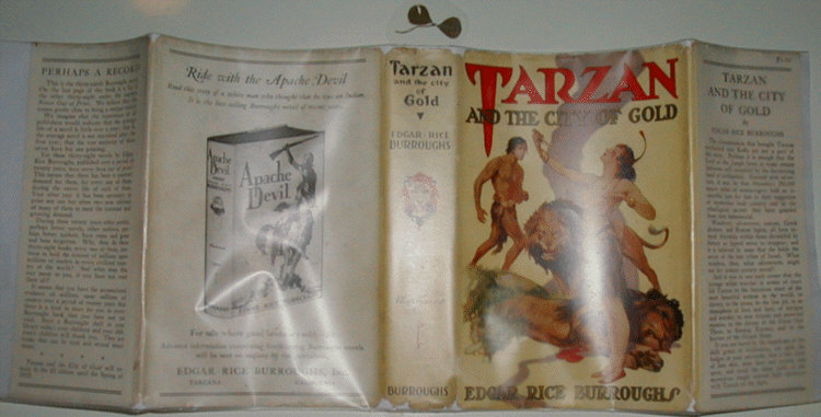Tarzan and the City of Gold dust jacket
