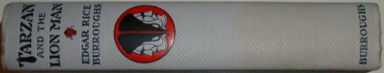 Tarzan and the Lion Man spine