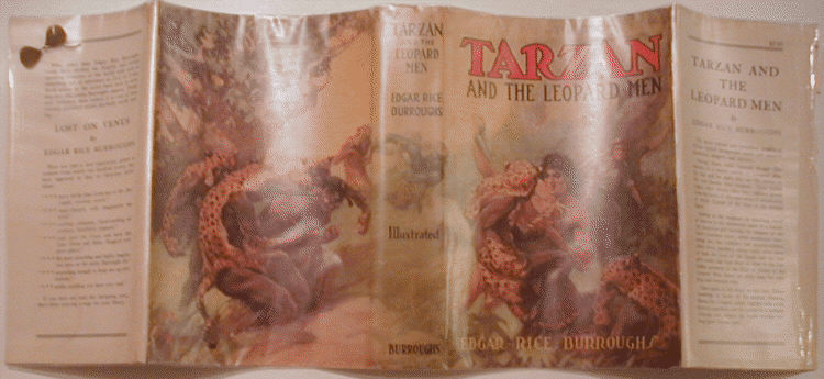 Tarzan and the Leopard Men dust jacket