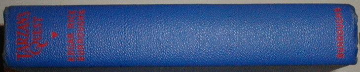 Tarzan's Quest spine