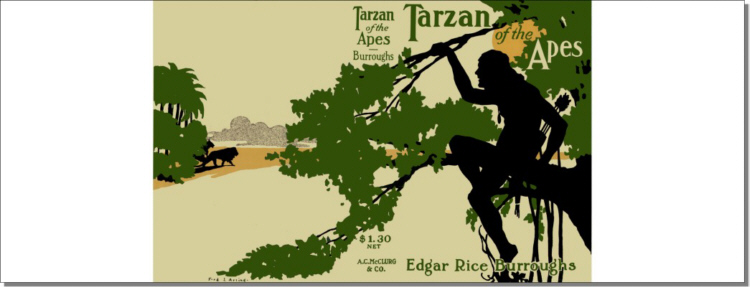 Tarzan of the Apes dust jacket