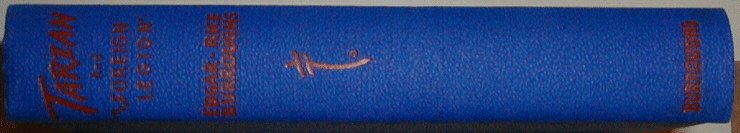 Tarzan and the Foreign Legion spine