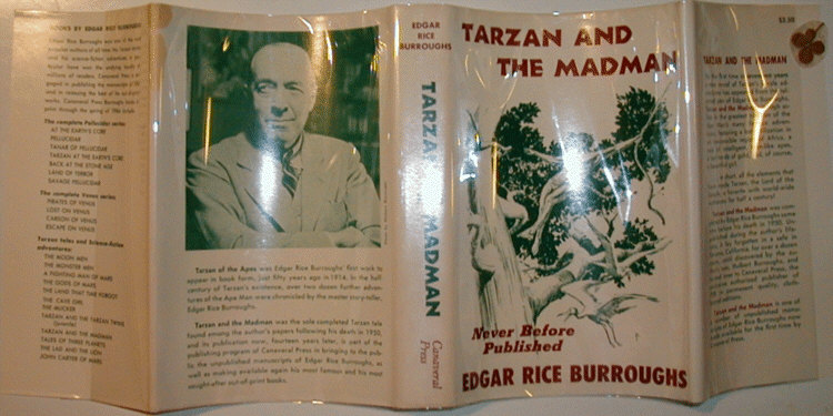 Tarzan and the Madman dust jacket