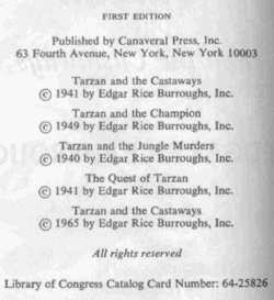 Tarzan and the Castaways detail