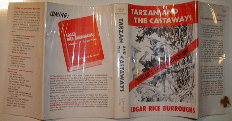 Tarzan and the Castaways dust jacket