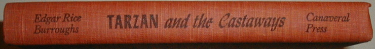 Tarzan and the Castaways spine