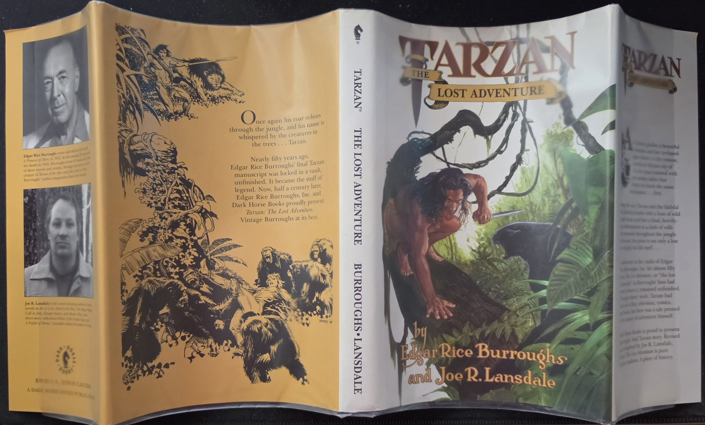 Tarzan: The Lost Adventure dust jacket