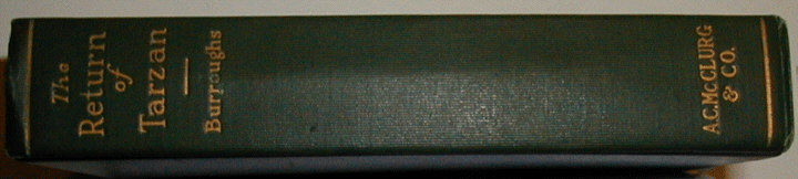 The Return of Tarzan spine