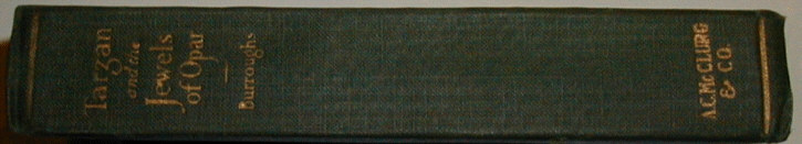 Tarzan and the Jewels of Opar spine