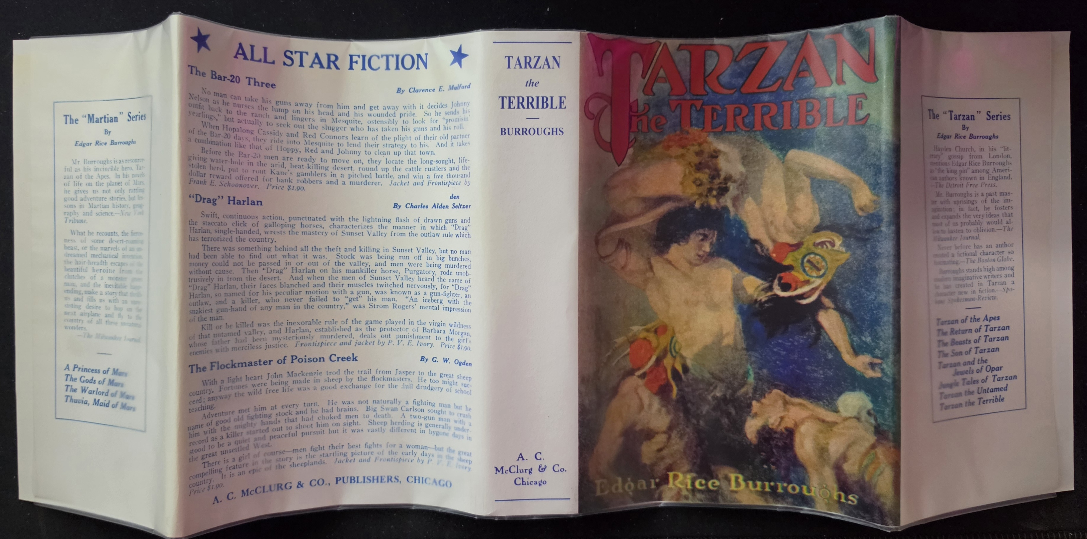 Tarzan the Terrible dust jacket